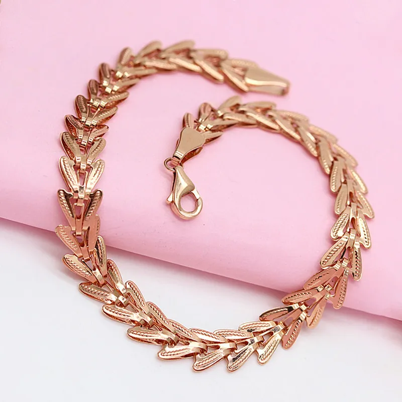 Rose Gold Patterned Women’s Bangle Bracelet 14K Rose Gold .30ct. Diamonds & Mother Of Pearl Bangle main image 3