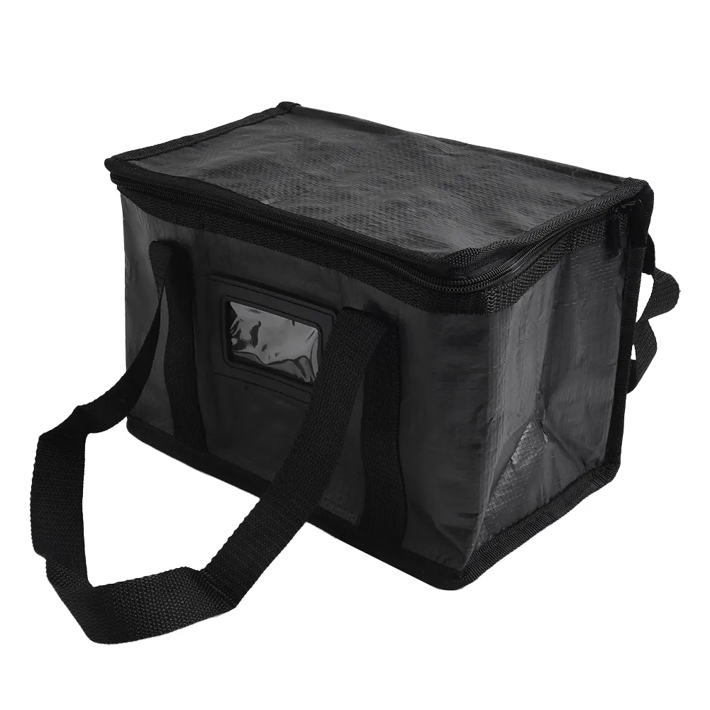 Insulated Food Delivery Bag - 43x30x31cm Thermal Cool Bag For Uber Eats, Deliveroo, Hot & Cold Food