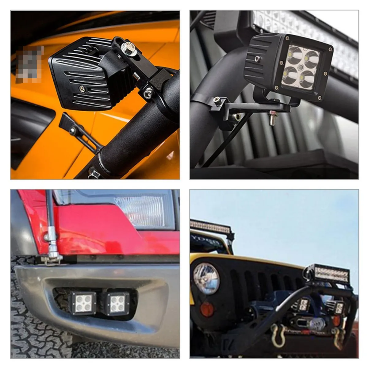 RIGIDON 5 inch 13 cm 72W magneet werklampen, 12V 24V Flood offroad Driving led werklamp met magnetische basis mistlamp voor Auto's vrachtwagens SUV 4x4 tractor, 6000K Wit