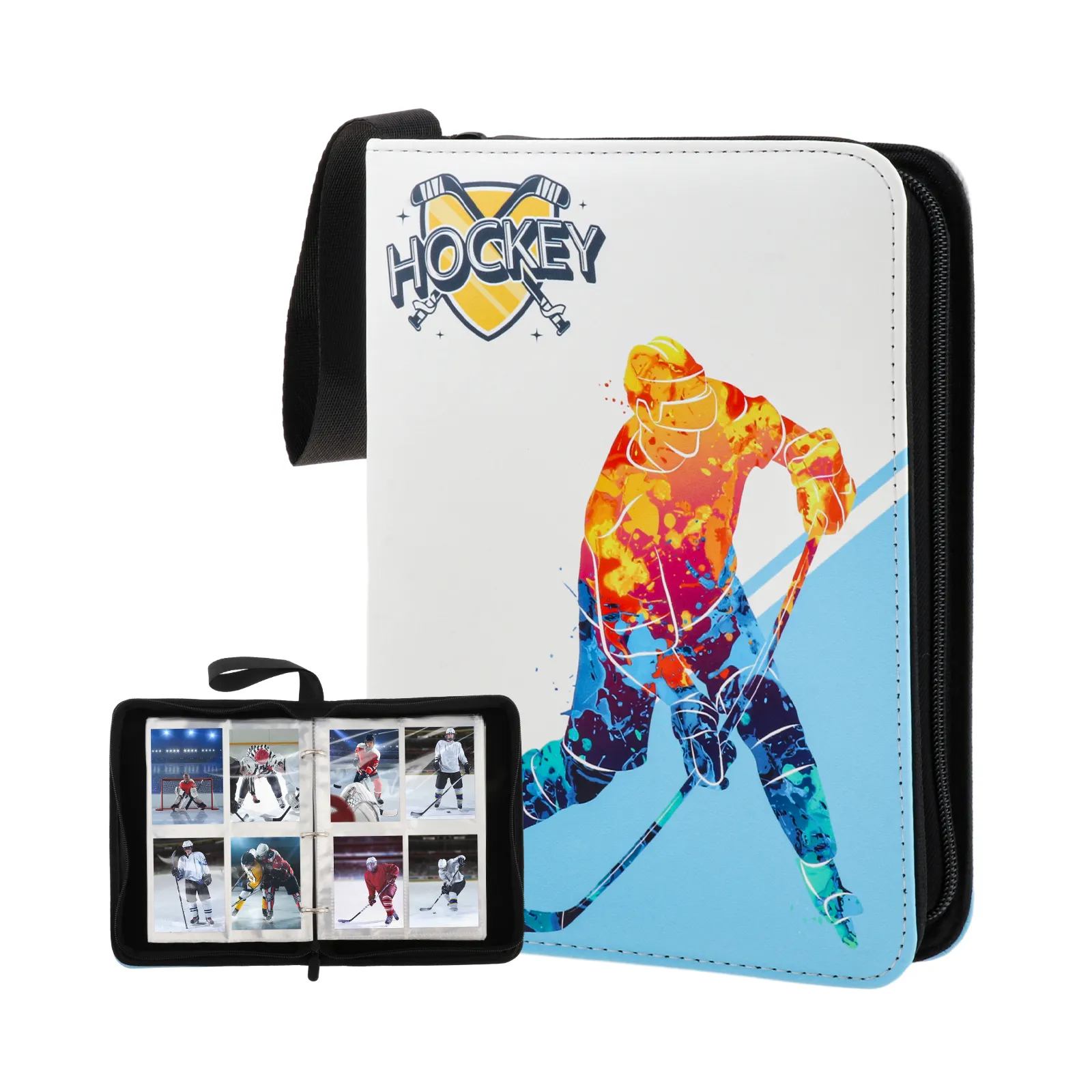 4 pocket trading card sleeves Amazon.com: Card Binder 4 Pocket, Trading Card Holder Fits 400 Cards With  50 Removable Sleeves, Portable Collection Card Ablum, Game Card Case book  With Zipper for Gift, Red : Toys & Games