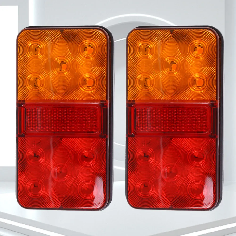 Rear Led Trailer Tail Light Boat Marker Truck Waterproof Indicator Turn Signal - Foto 5