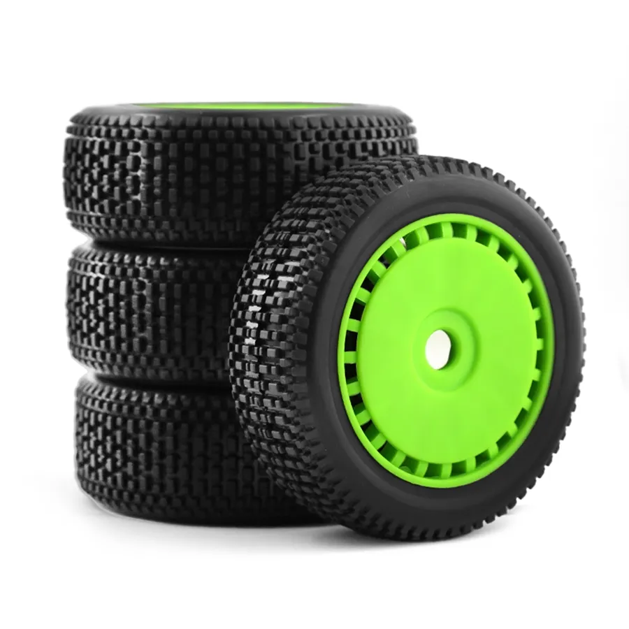Melairo 103mm Pneus Roue RC 1/8 - 17mm Hex Blanc Pour ARRMA Redcat Team