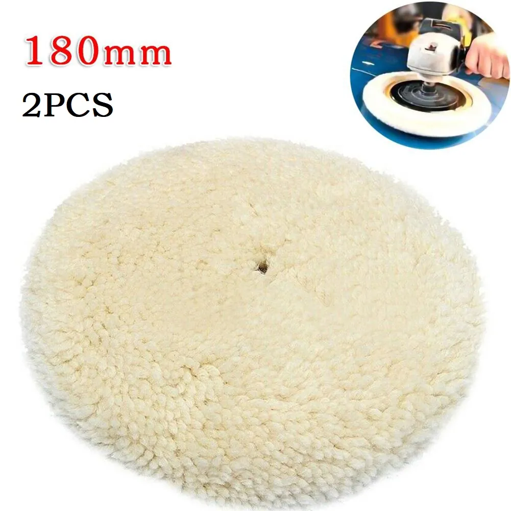 YGDMD 2PCS Wool Felt Flap Polishing Disc,Soft Wool Felt Buffing Wheel In Diameter 3 6 thumbnail image