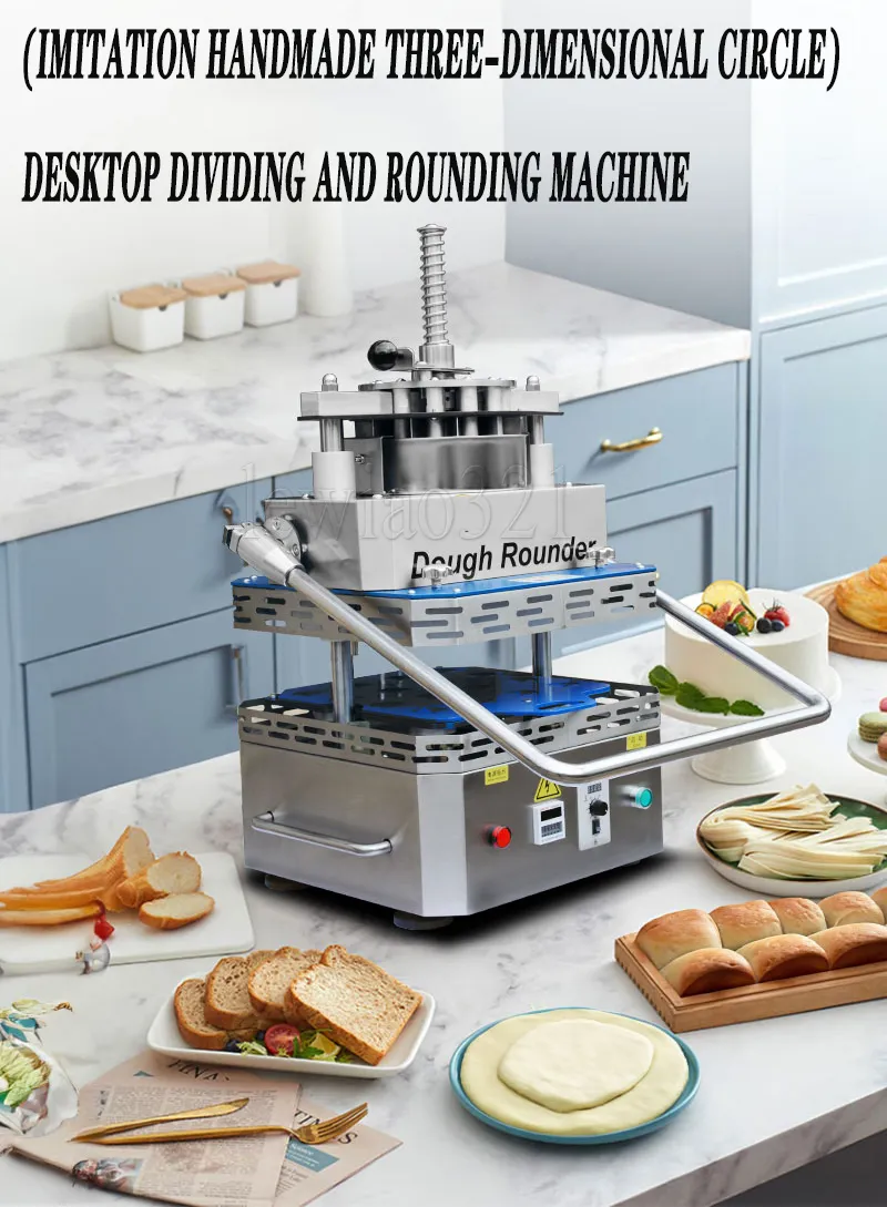 Automatic Dough Dividers Bakery Dough Ball Cutter And Rounder Machine ...