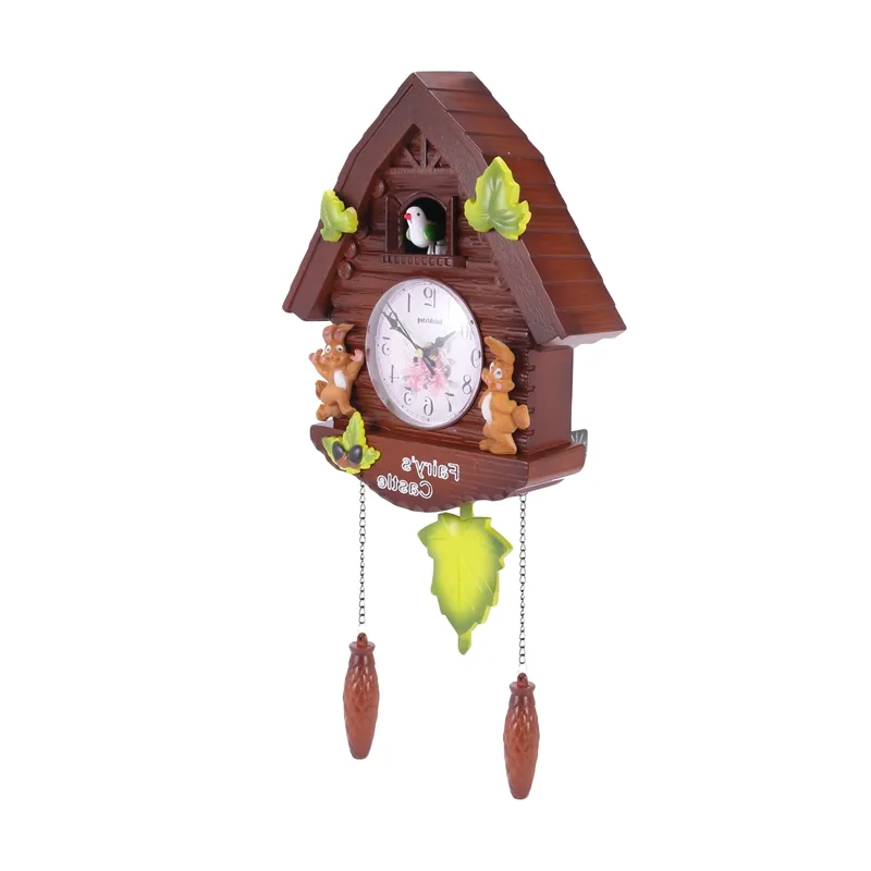 Modern Design Quartz Cuckoo Clock With Two Birds - Cuckoo Clock And