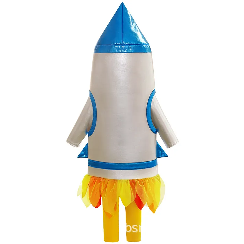 3D Space Suit Rocket Ship Costume For Kids Perfect For