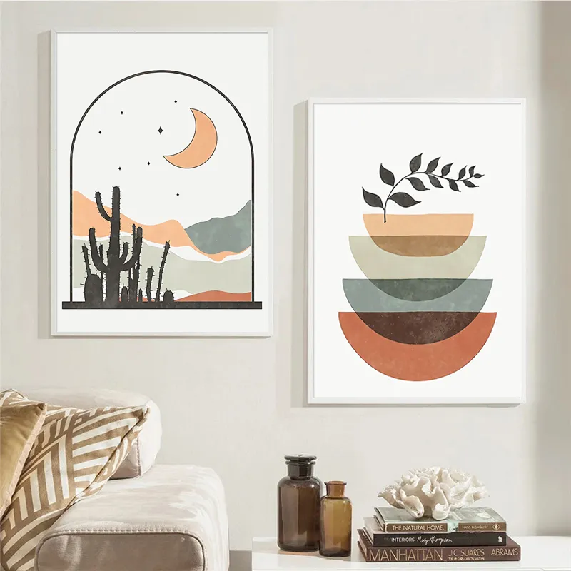 Aesthetic Sunflower Wallpaper & Modern Botanical Prints Abstract