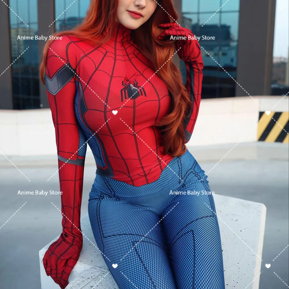 女子スパイダーガールコスチューム:ハロウィーンのゼンタイ 女子スパイダーガールコスチューム:ハロウィーンのゼンタイ