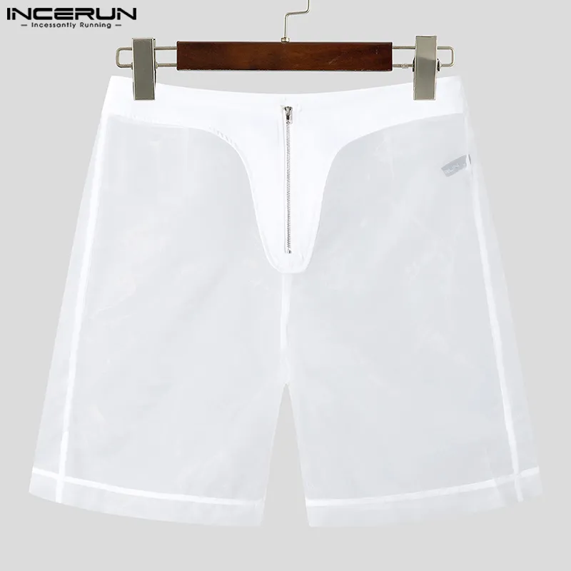 DHgate.com:Mens Mesh Shorts: Sexy See-through Zipper Casual