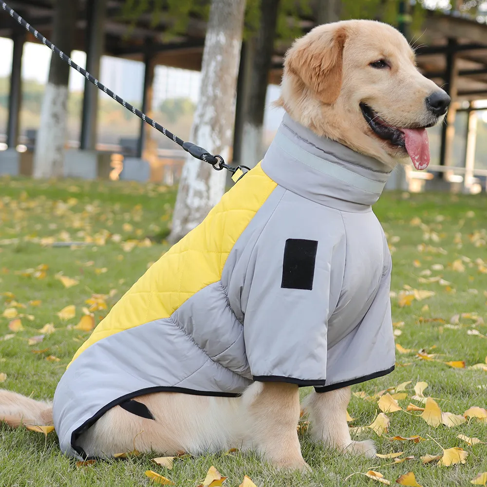 Apparel For Large Dogs Waterproof Full Body Dog Suit for Medium to Big  Dogs, Winter Warm Cotton Blend Outdoor Overalls