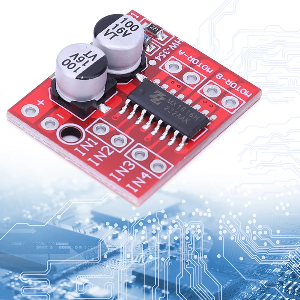 L298N Stepper Motor Driver Module Arduino L298N Board For Dual Motor ...