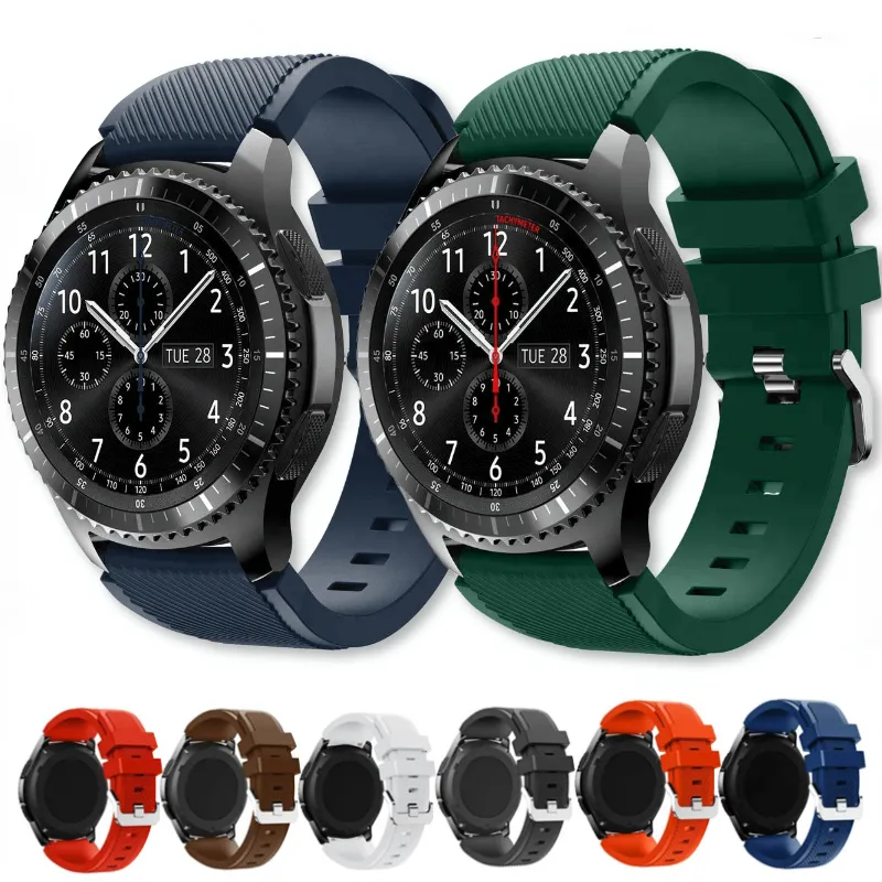 Silicone Watch Band For Samsung Gear S3 Huawei Watch GT 2 3 Pro 22mm Sport Replacement Strap Quick Release Various Colors From Homepro3 8.8 DHgate.Com