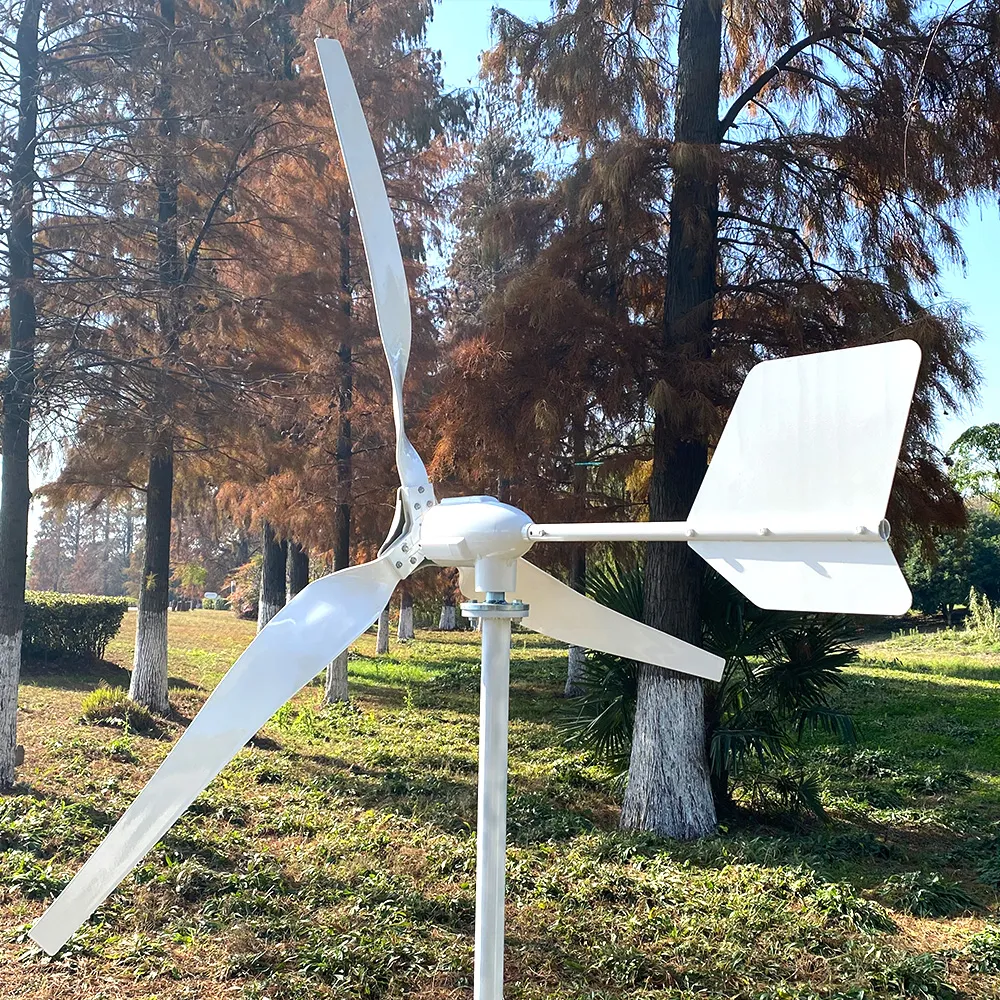 5000W 24V 48V 96V 3 Blades 5KW Horizontal Wind Turbine Generator ...