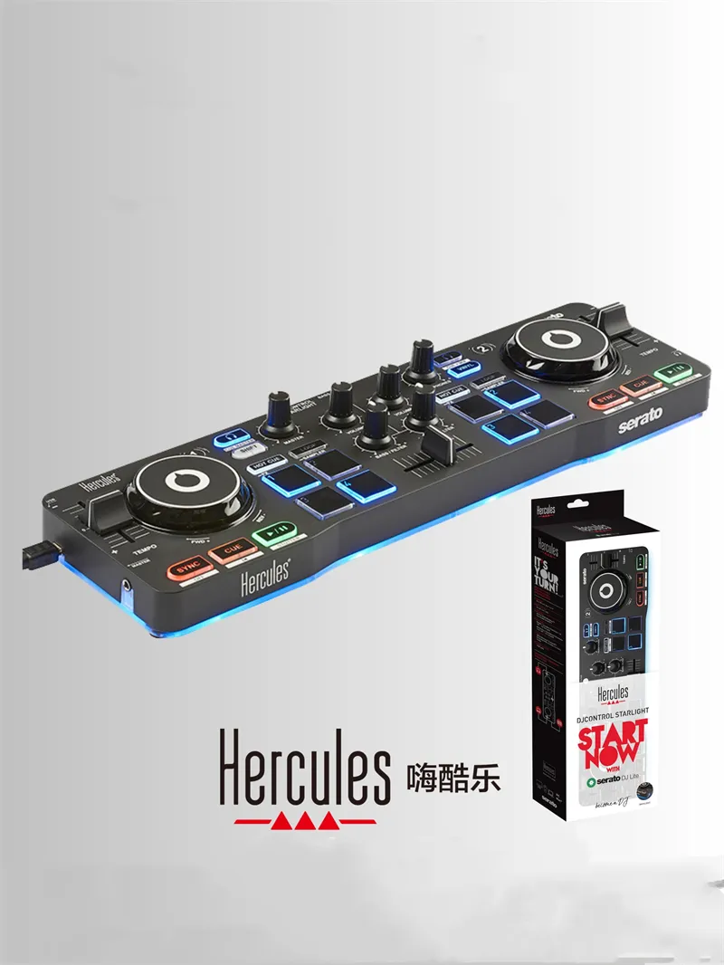 Hercules DJコントローラー Starlight serato対応 Hercules - DJControl Starlight - Mix with Serato DJ Lite