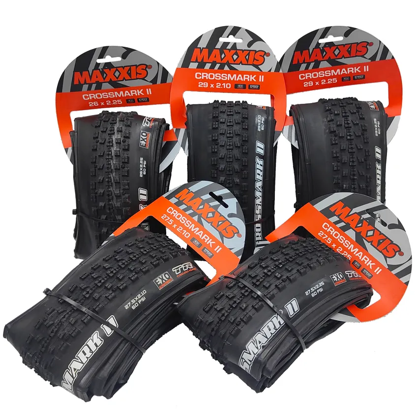 MAXXIS Crossmark II EXO TR Bike Tire, 26x2.25/27.5x2.1/2.25