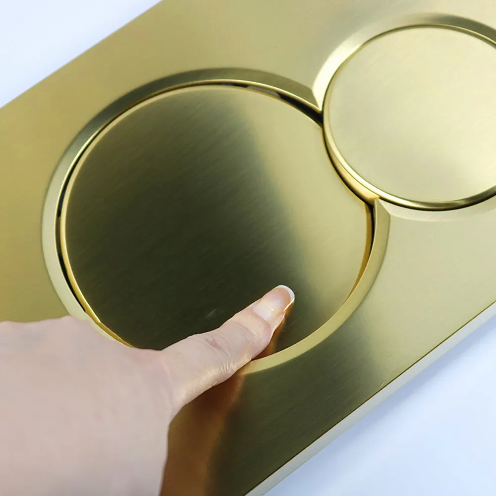 Dual-Flush Actuator Plate Compatible with Geberit 115.770.46.6, Glossy Gold : Buy Online at Best Price in KSA - Souq is now