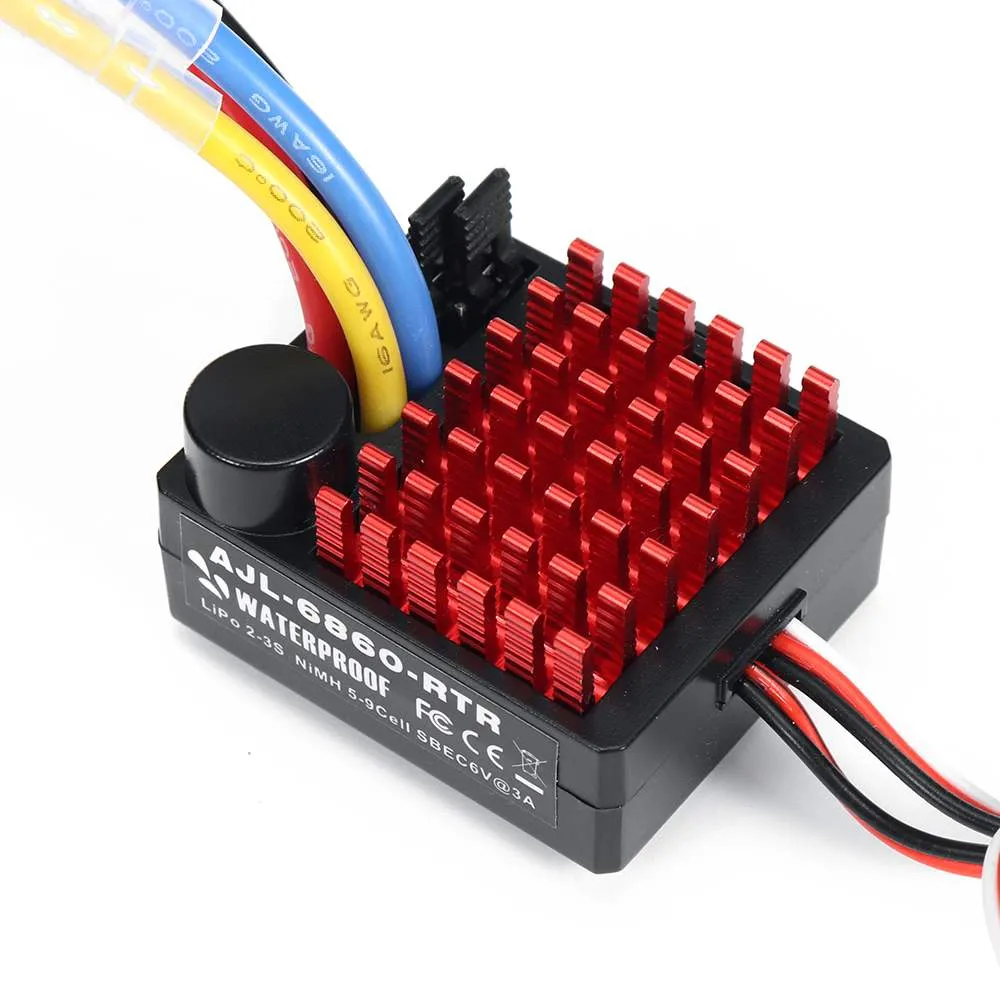 Acheter FLYSKY FS-R4D-ESC contrôle LED de vitesse 2 en 1 récepteur ANT pour FS-HW-G4P MG4 G7P MG7 1/10 chenille