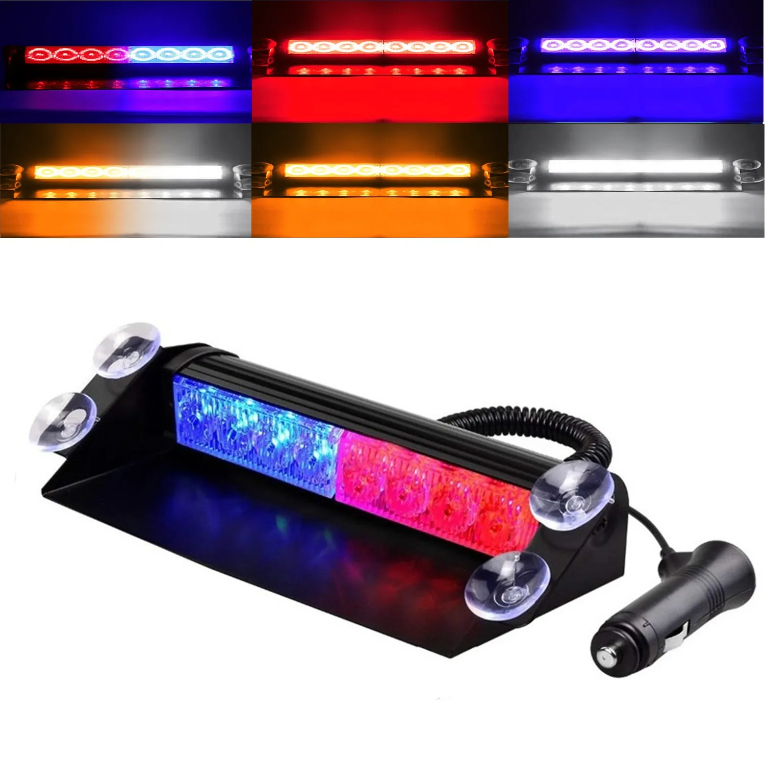 Car Strobe Lights 8 LED Emergency Warning Flash... From Ddmylucky, $215 ...