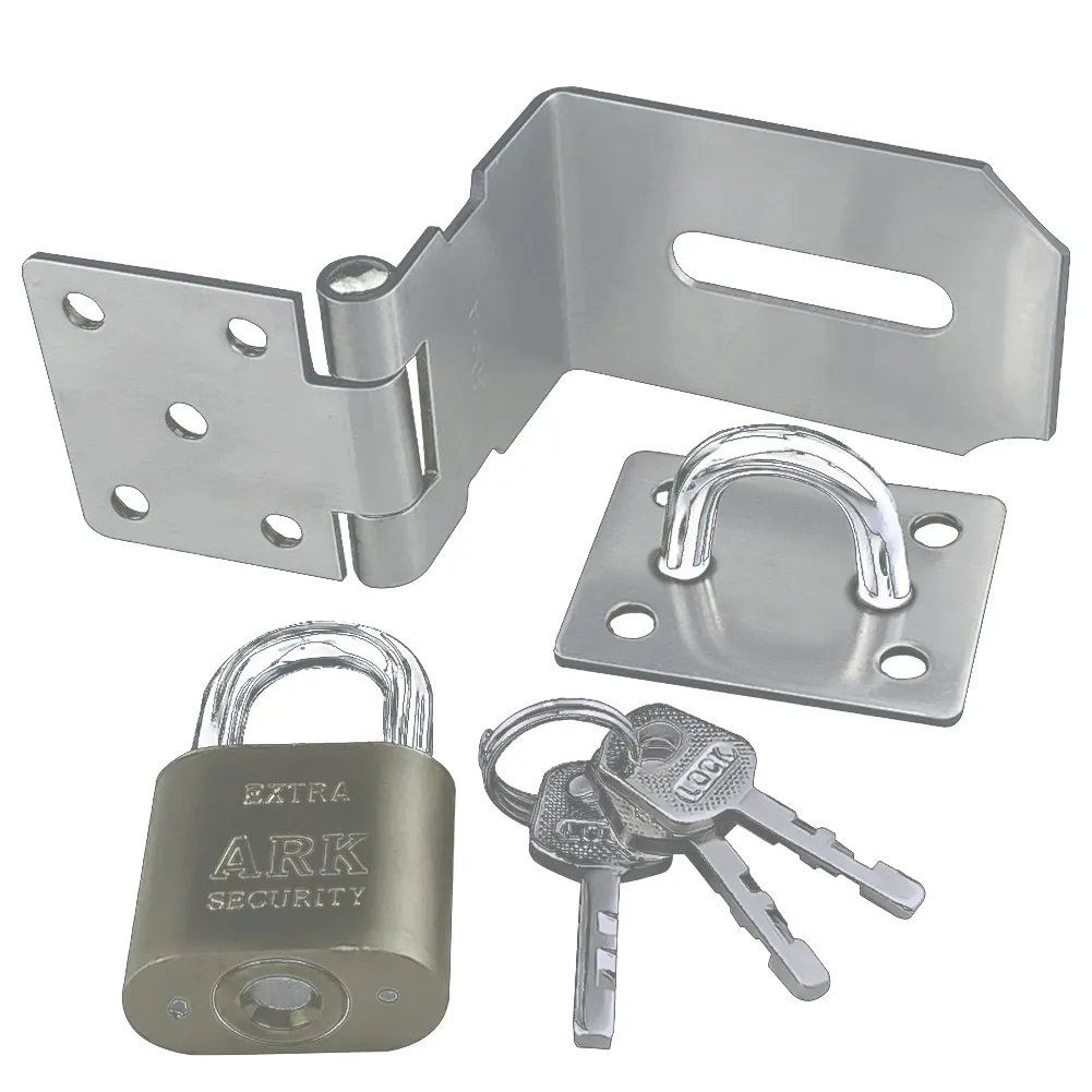 Cabinet Lock Hasp Ozmatip Stainless Steel Padlock Hasp And Staple Heavy ...