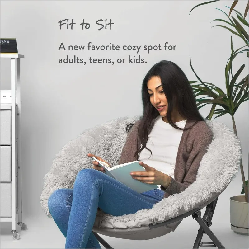 Mongolian oversized moon chair discount