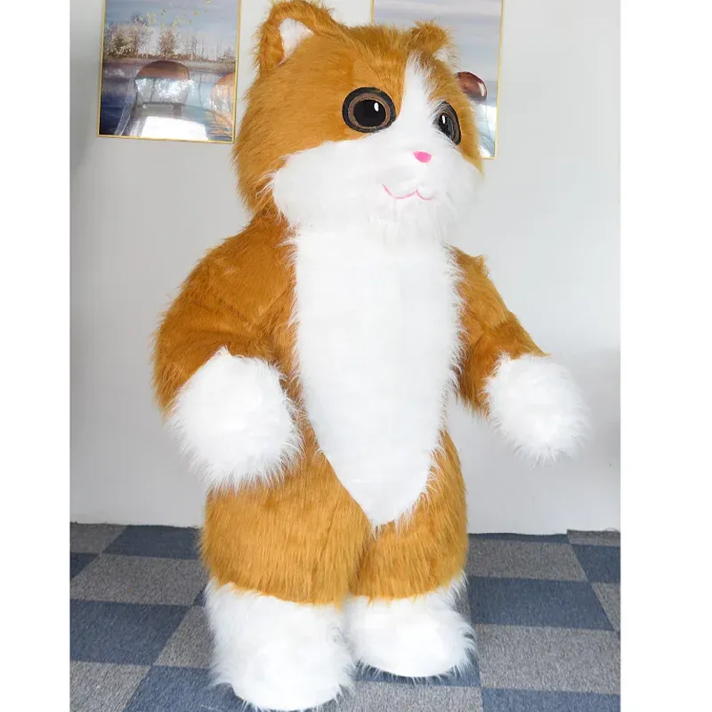 Inflatable Cat Costume Adult Cosplay Suit for Christmas Halloween Party