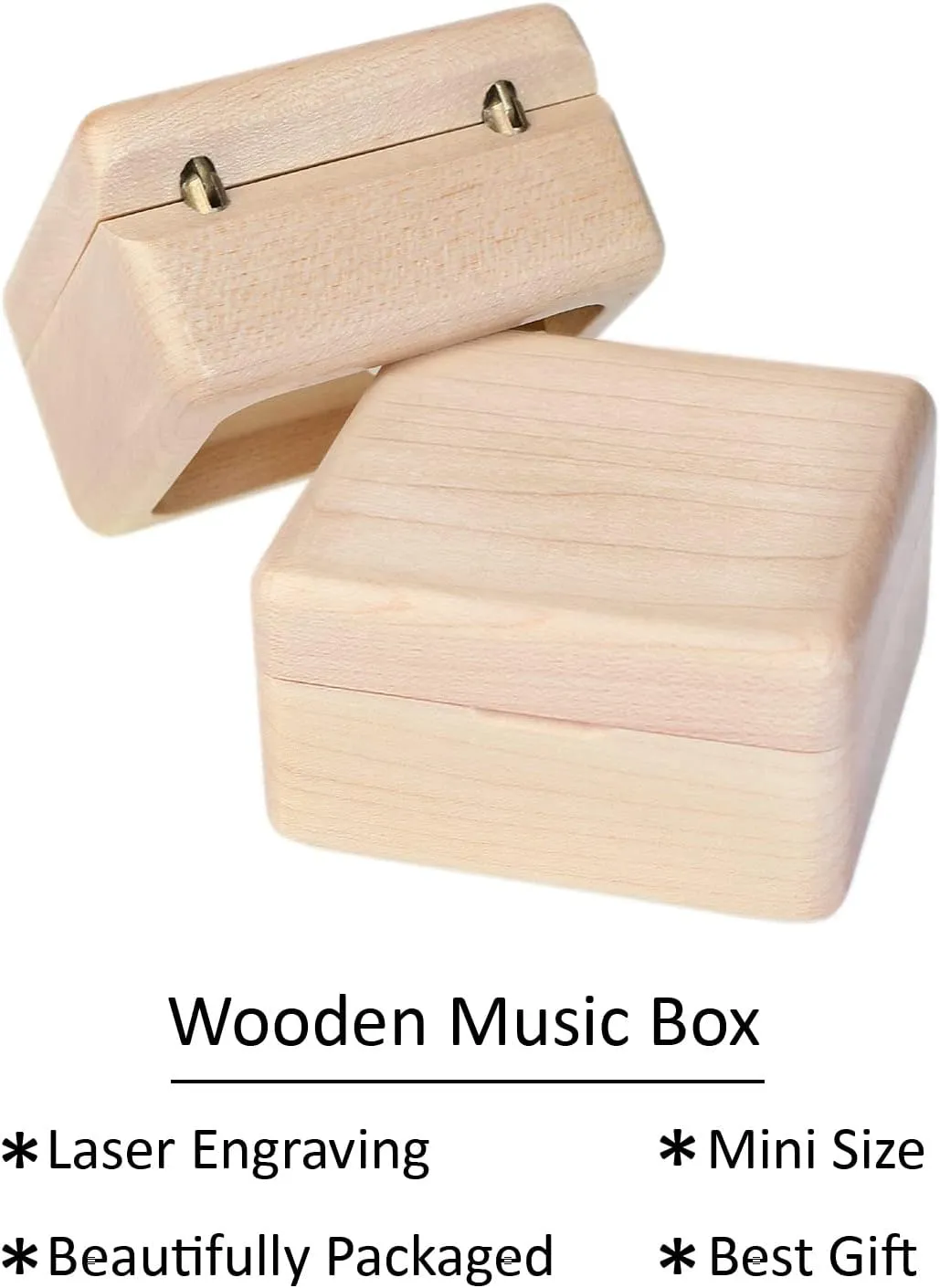 Handmade Music Box Coldplay Yellow Theme Solid Wood Maple Gift For ...