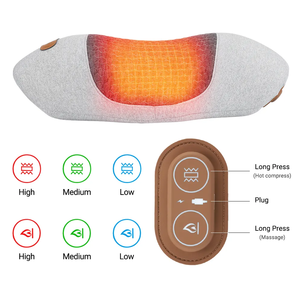 vibrating neck massage pillow Health Touch Neck Massaging Massager Gift with Relaxing Vibration- Cat main image 0