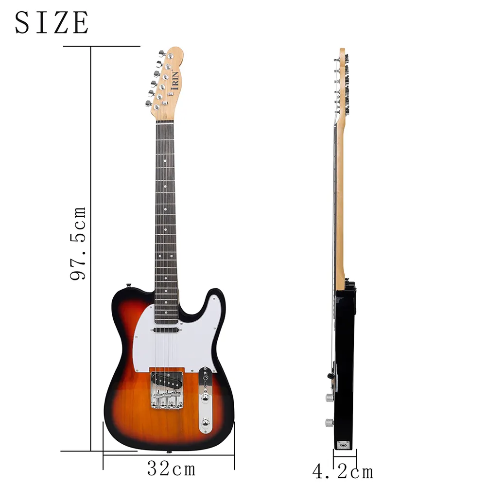 DHgate.com:IRIN Basswood Maple Electric Guitar w/ Gig Bag, 6