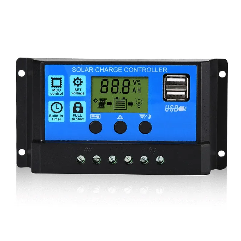 PWM Adaptive Solar Controller 12V 10A 20A 30A 40A 50A... From Ddmyearth ...