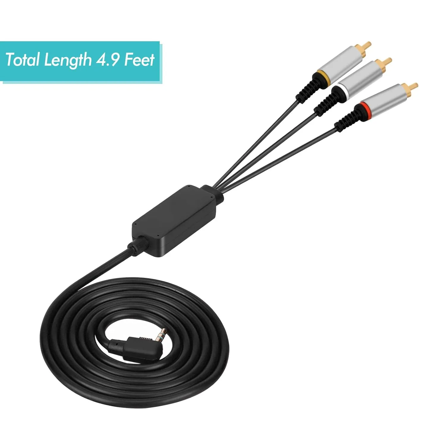 PSP 2000 3000 AV Cable - Connect Your Slim PSP To TV With RCA Audio/Video