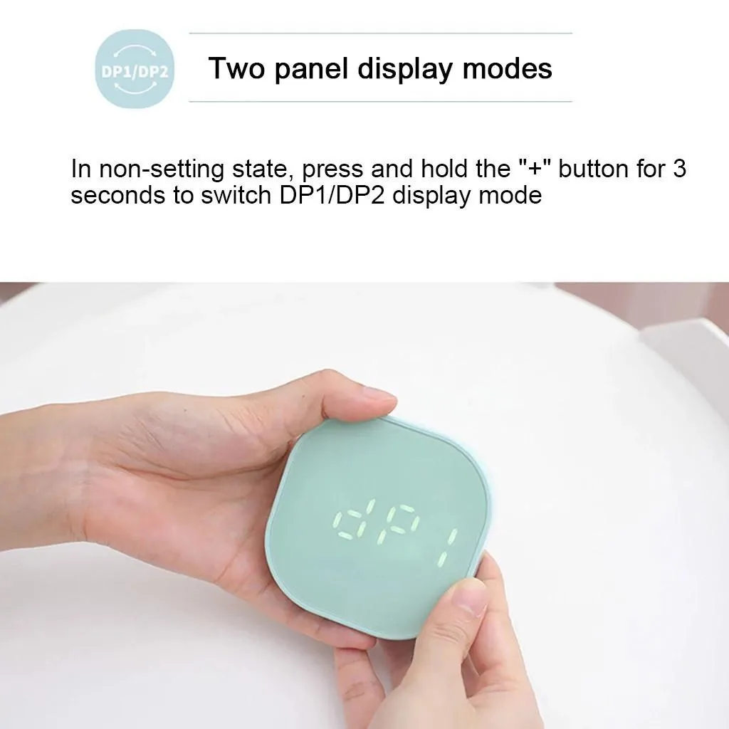Compact LED Alarm Clock: Multifunctional Digital Clock with Adjustable ...