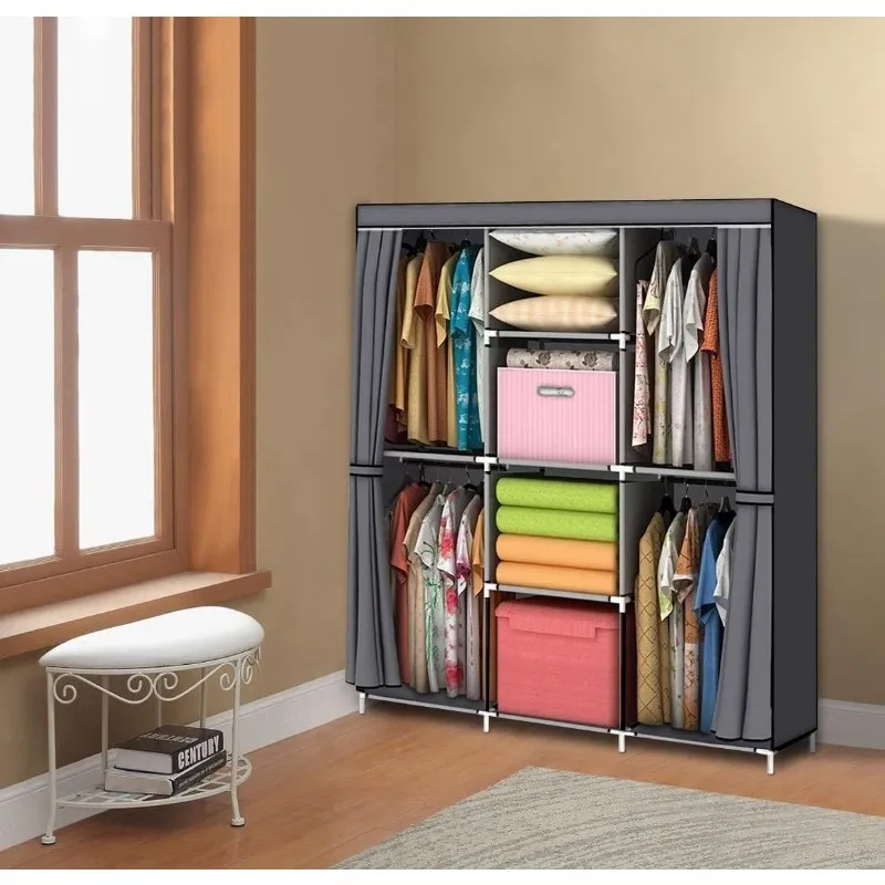 Portable Closet Organizer With Shelf For Clothes And Closet Storage Amazon From Homepro15 43.14 DHgate.Com