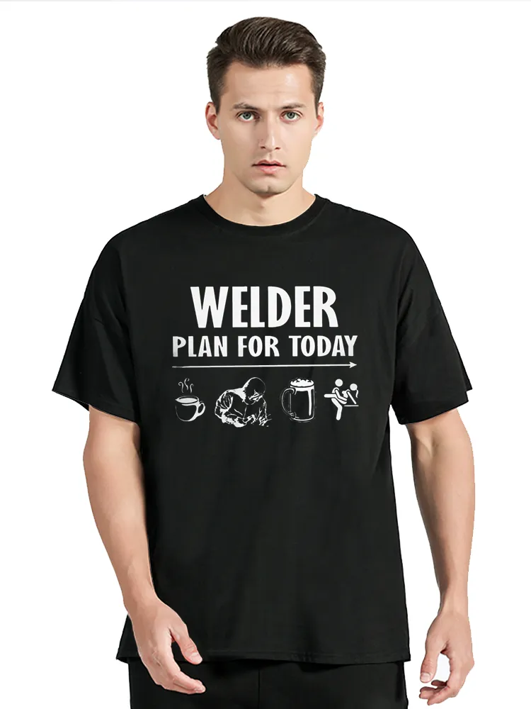 Plan For Today Welder Tshirt Gift For Men Plan For Today Welder Tshirt Gift For Men
