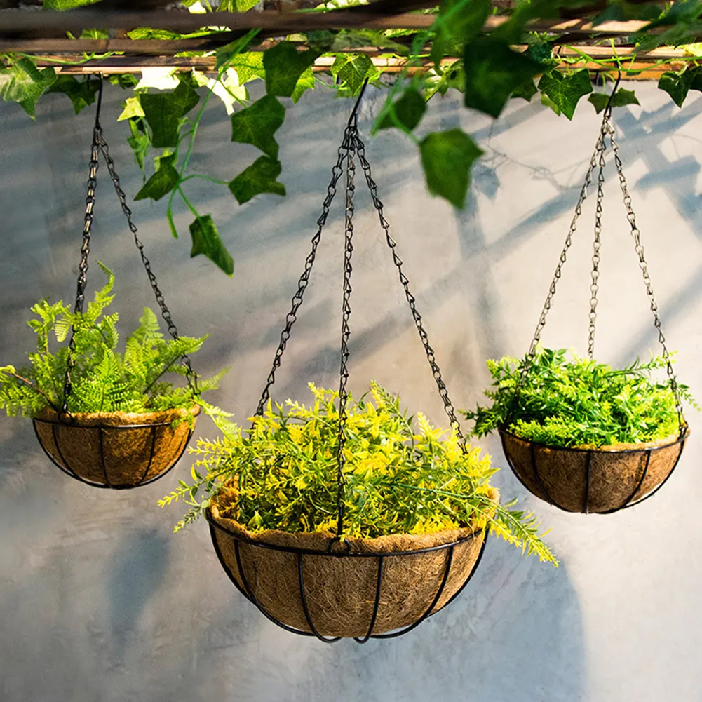 Metal Hanging Baskets Coir Hanging Planters Waterproof Rustproof Plant  Holder for Succulent Flower Plants from Dhgate Hoe - price 22.54