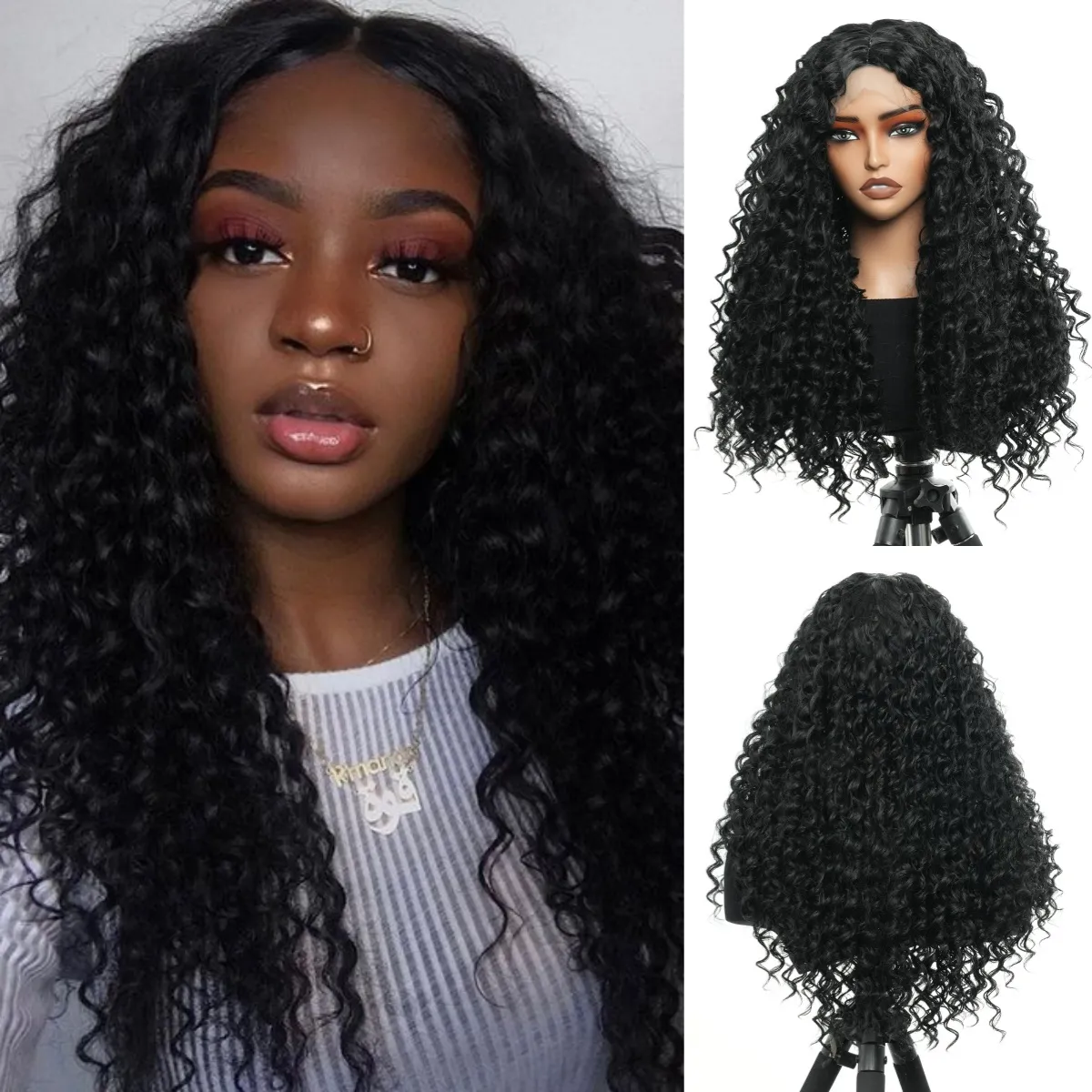 Natural looking long wigs hotsell