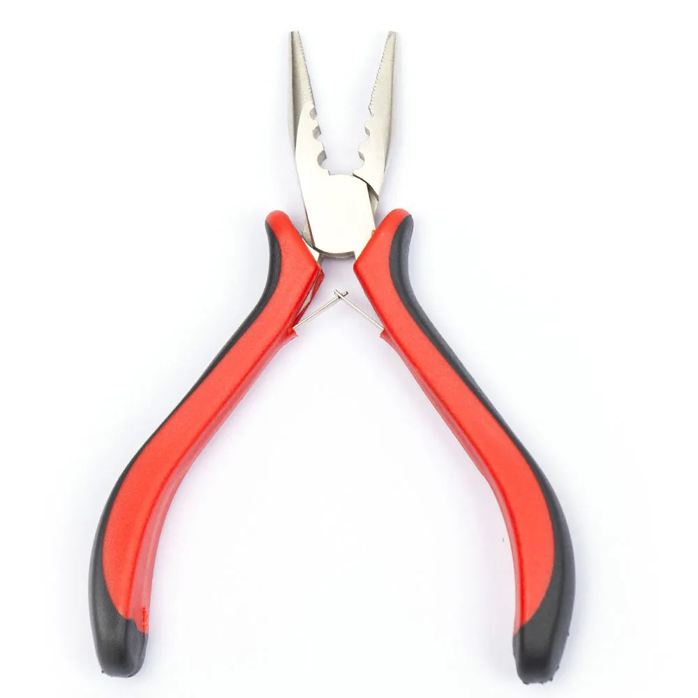 Silicone Lined Micro Rings Hair Extension Kit - 4mm 4.5mm 5mm With Pliers & Tool