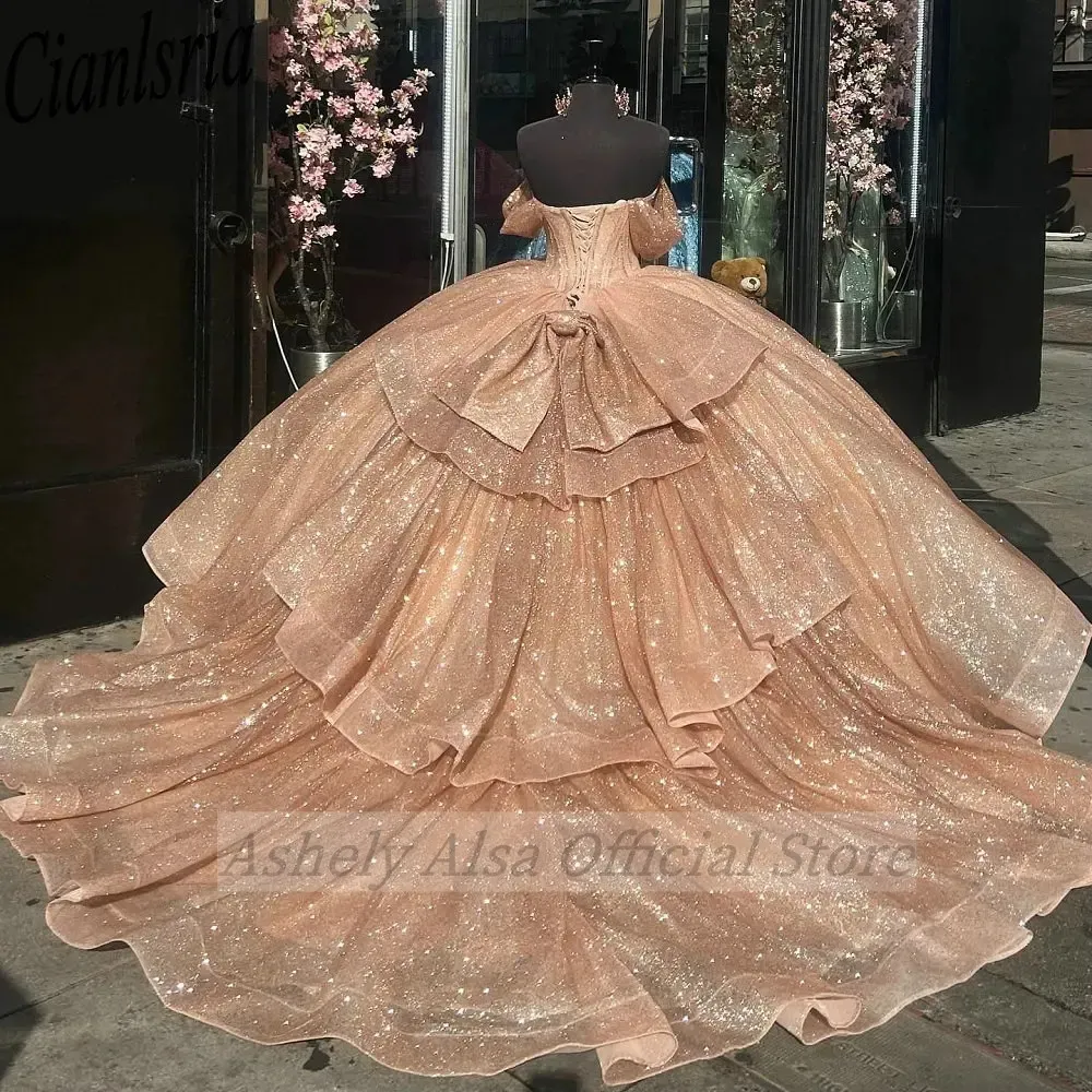 Rea Picture Glitter African Prom Dress Women Beaded Tiered Ball Skirt Sweet  16 Birthday Party Gown Vestido De XV Quinceanera from Dhgate Quinceanera  Dresses - price 258.54