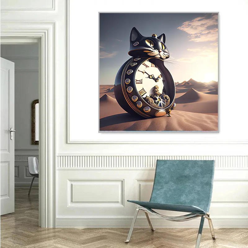 Surrealista Cuadro De Relojes Salvador Dalí, La Persistencia De La