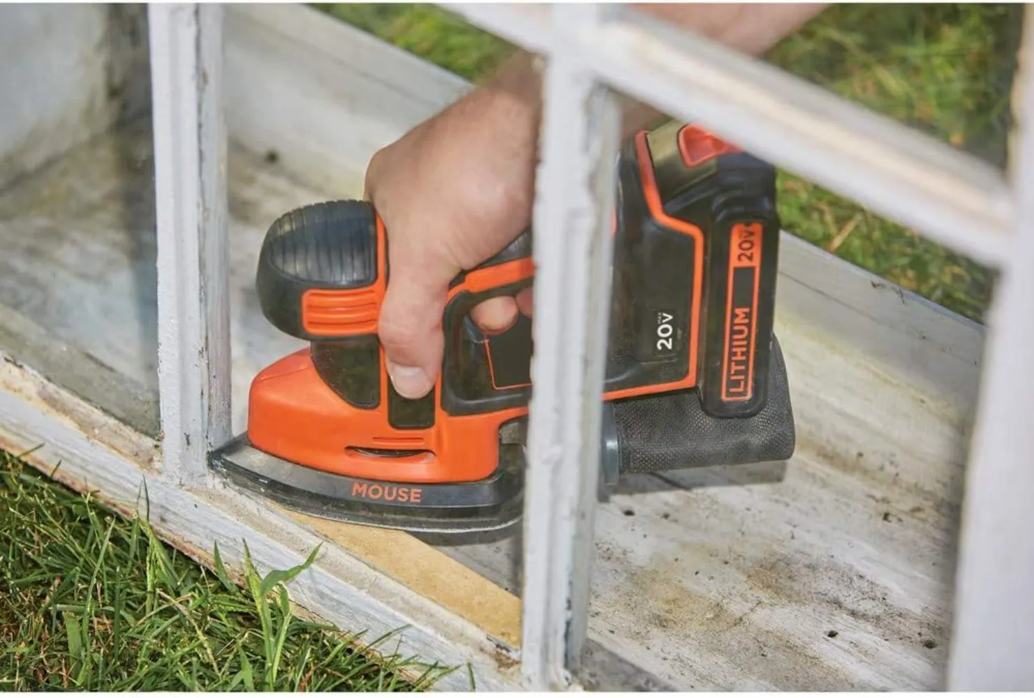 2024 20V MAX Sheet Sander with Dust Box and Sandpaper for Smoother Woodworking Projects BDCMS20C