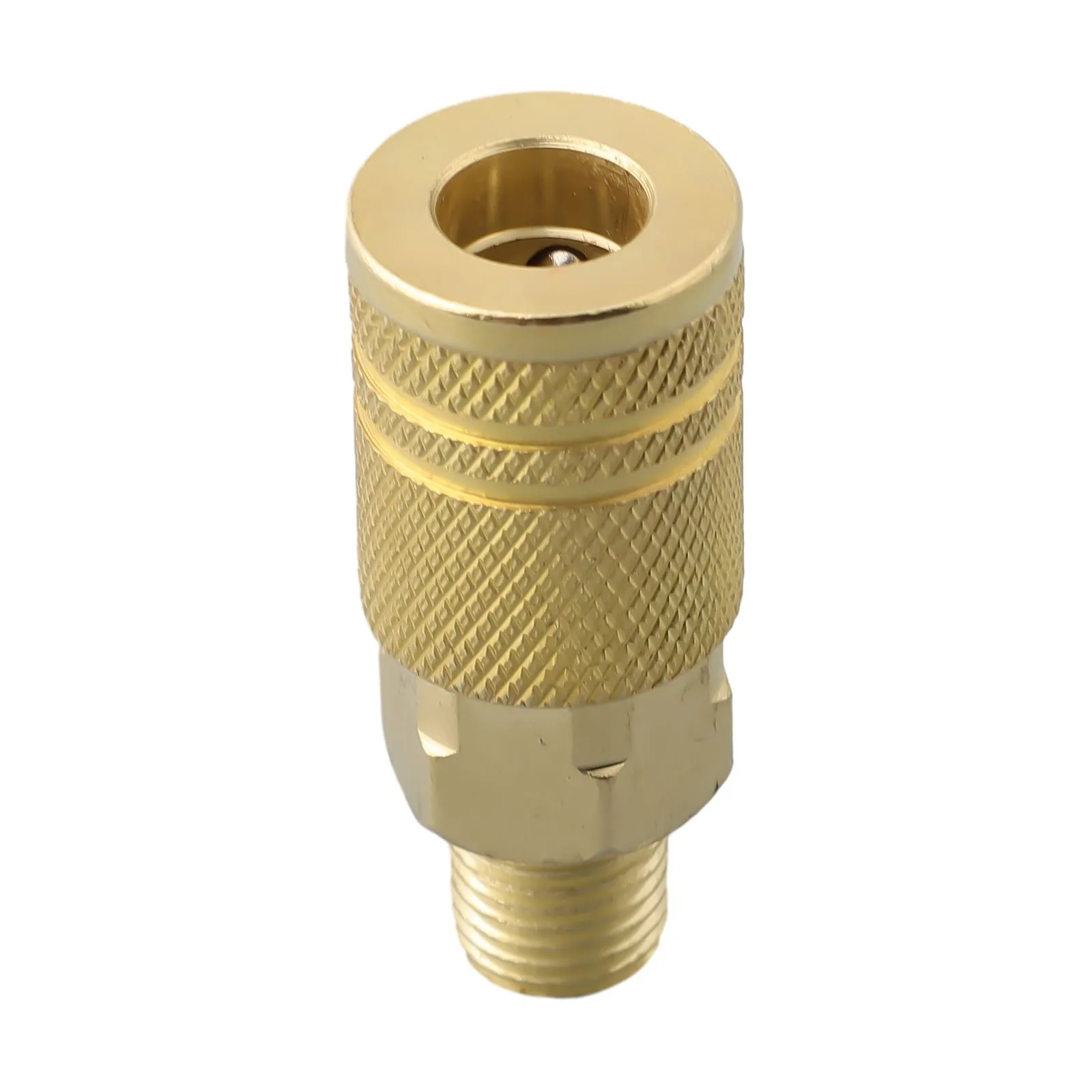 Quick Lock Adapter Compressor US Standard Air Tool Quick Connect Coupler: Copper Plated Male Thread ...