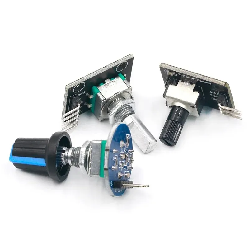 Arduino Rotary Encoder Module Module - 5 Pack With Knob Caps For ...