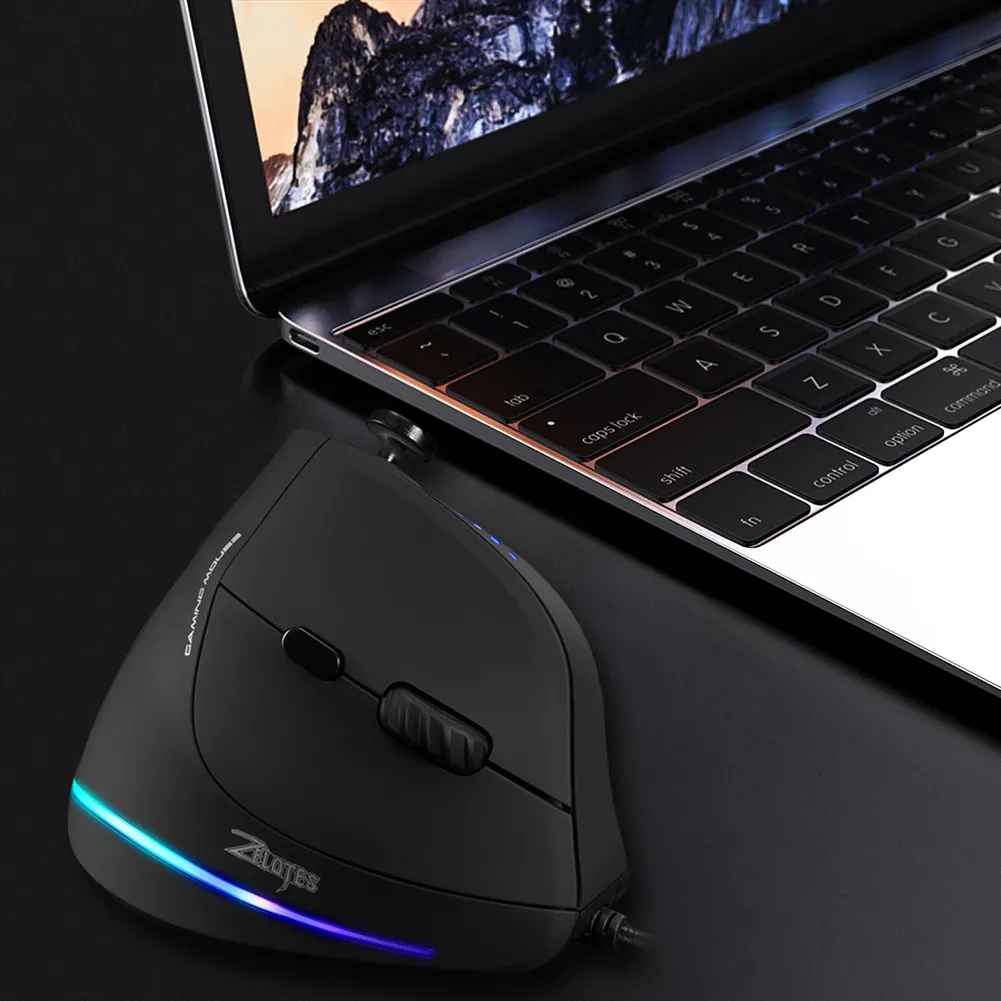 mouse HEATZ ZM18 ergonomic slim mouse🖱️for ultimate comfort and