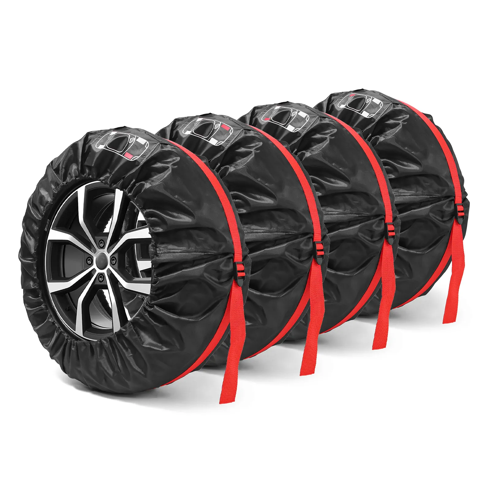 Tyre Bags Set Of 4 Car Spare Tire Covers Waterproof
