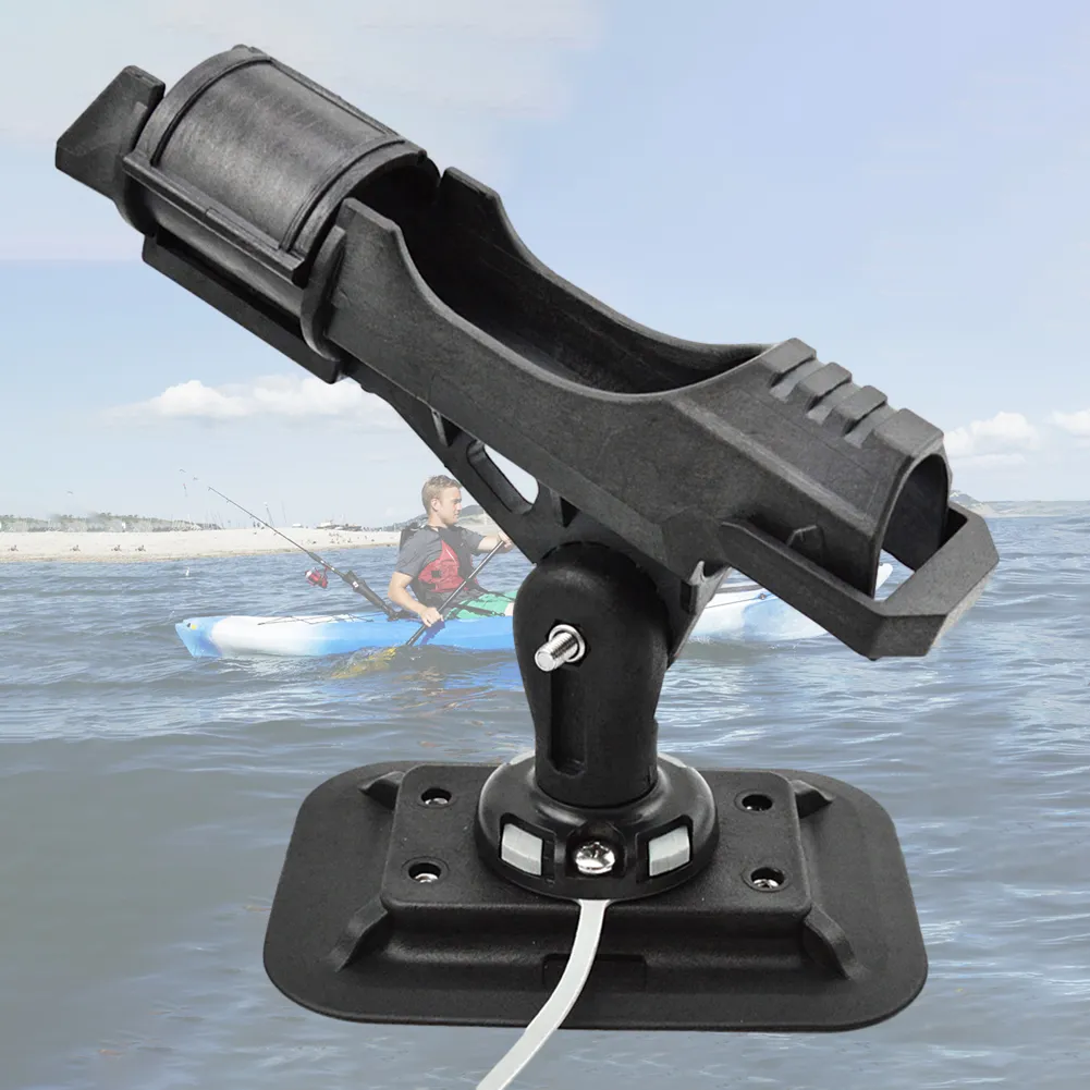 Boat Rod Holder Adjustable - 360 Rotatable Rack For Boat Or Kayak Mounting Fishing Rod Holder Boat Rod Holder Adjustable - 360 Rotatable Rack For Boat Or Kayak Mounting Fishing Rod Holder