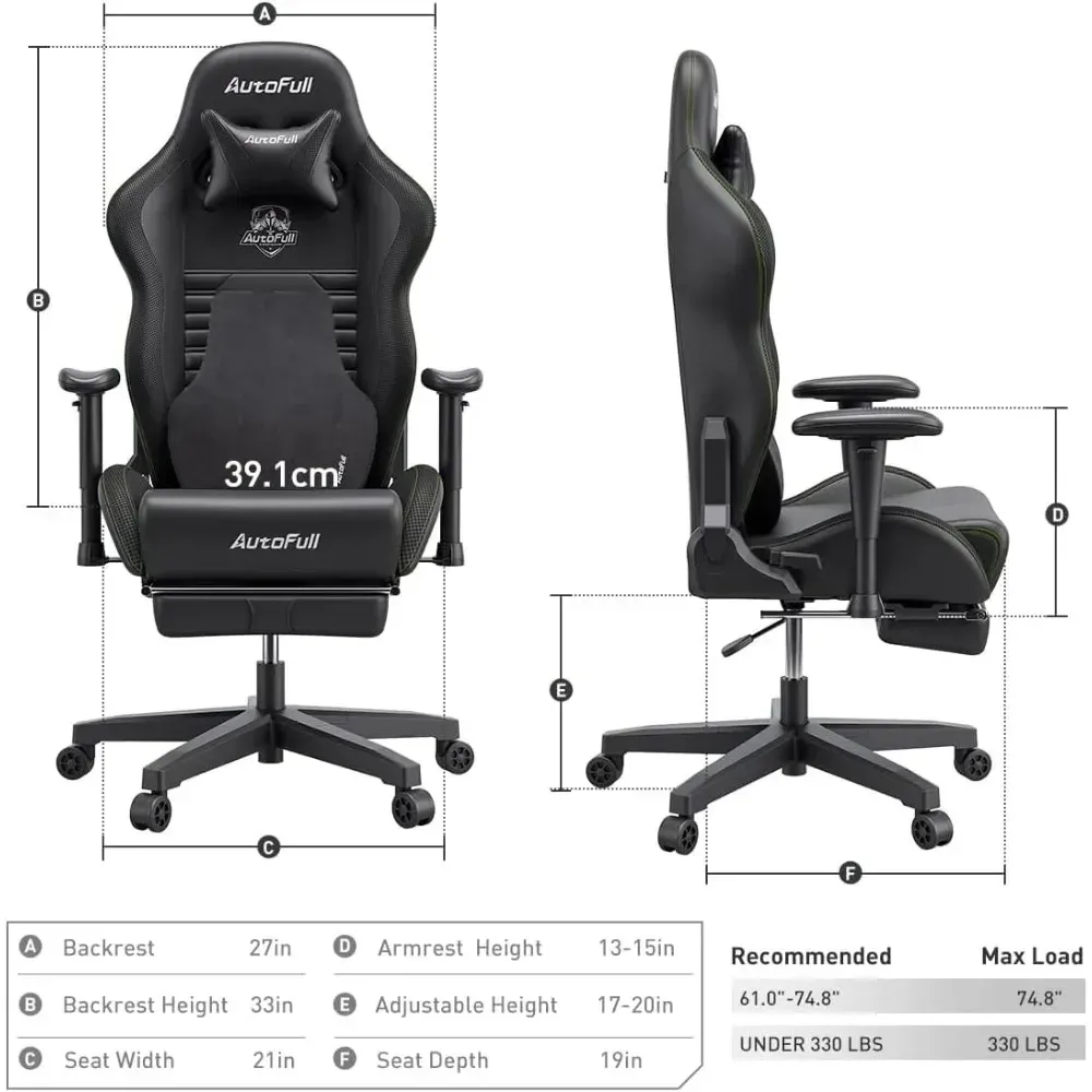 Gaming Chair Musso Executive Swivel Office Chair, High-Back Racing