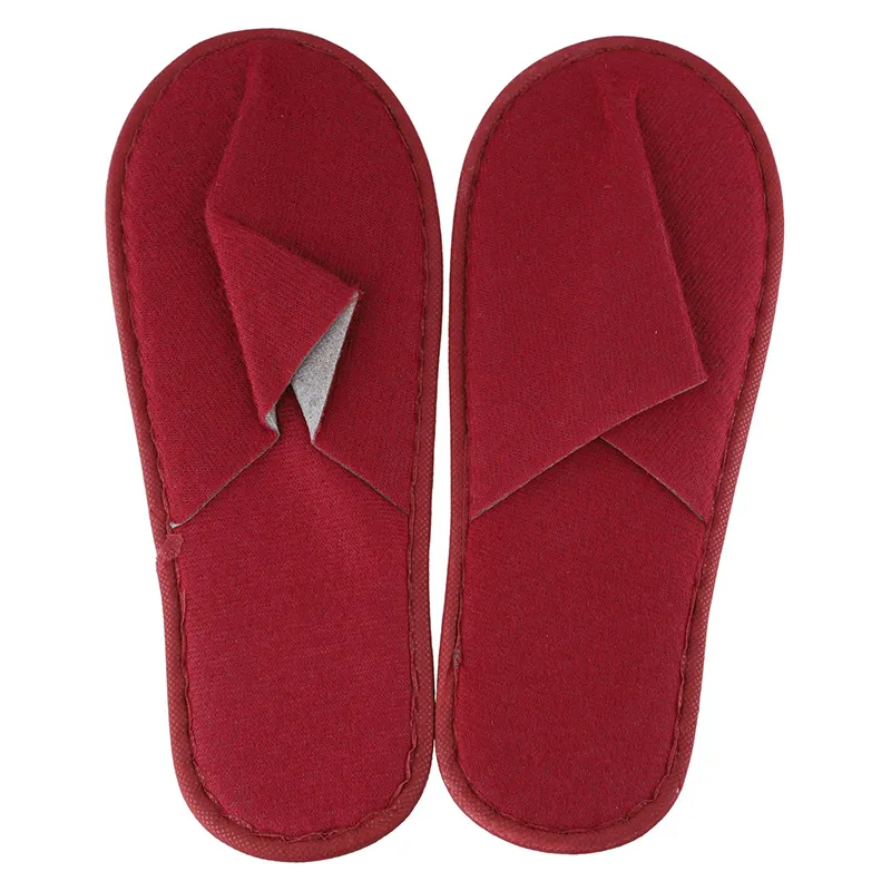 Disposable Non-Slip Soft Sole Travel Slippers for Hotel, Home