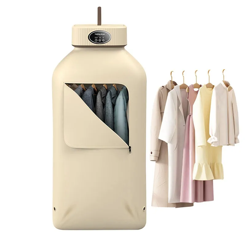 600W Portable Electric Clothes Dryer With Drying Rack For Apartments