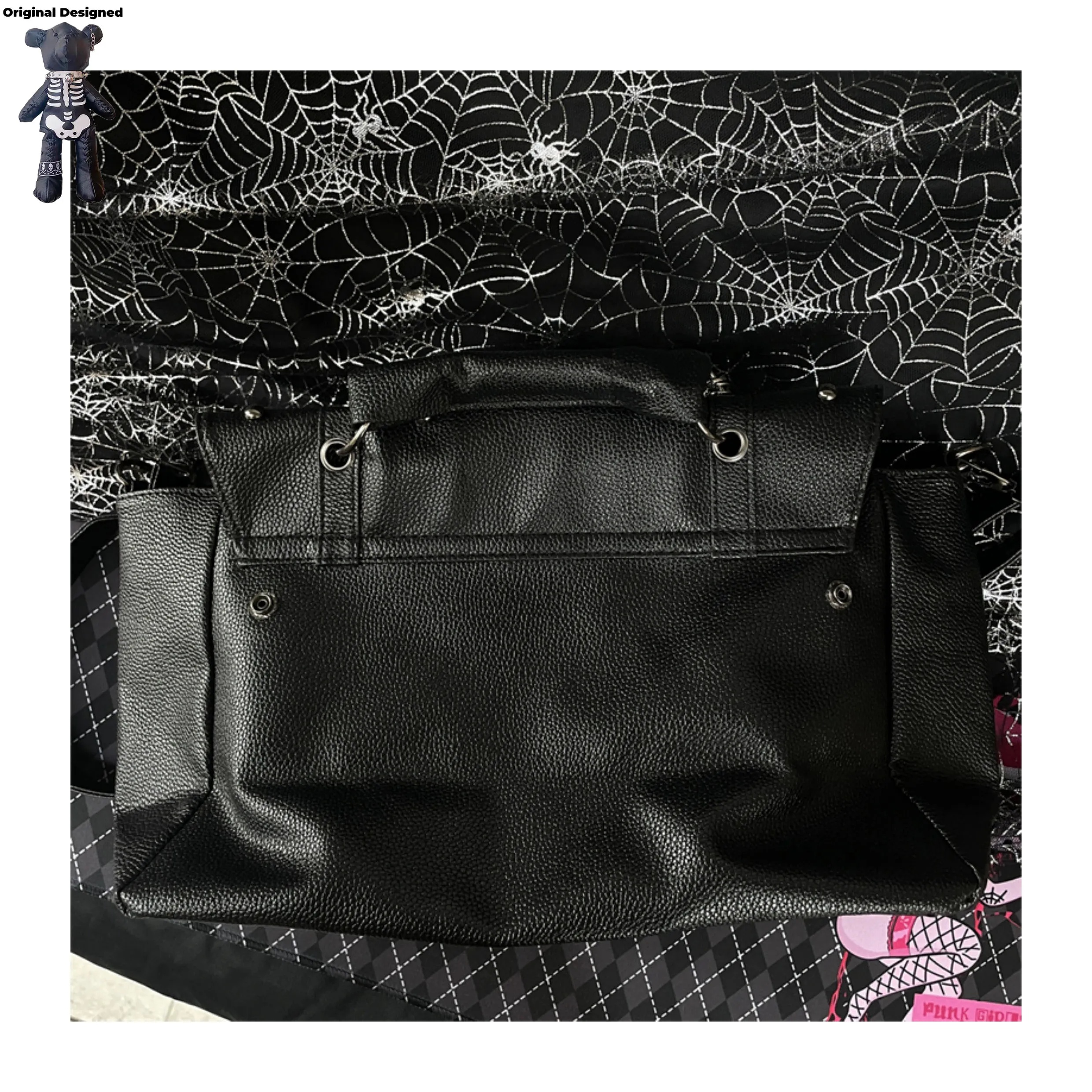 DHgate.com:Gothic Cross PU Leather Skull Shoulder Bag | Punk