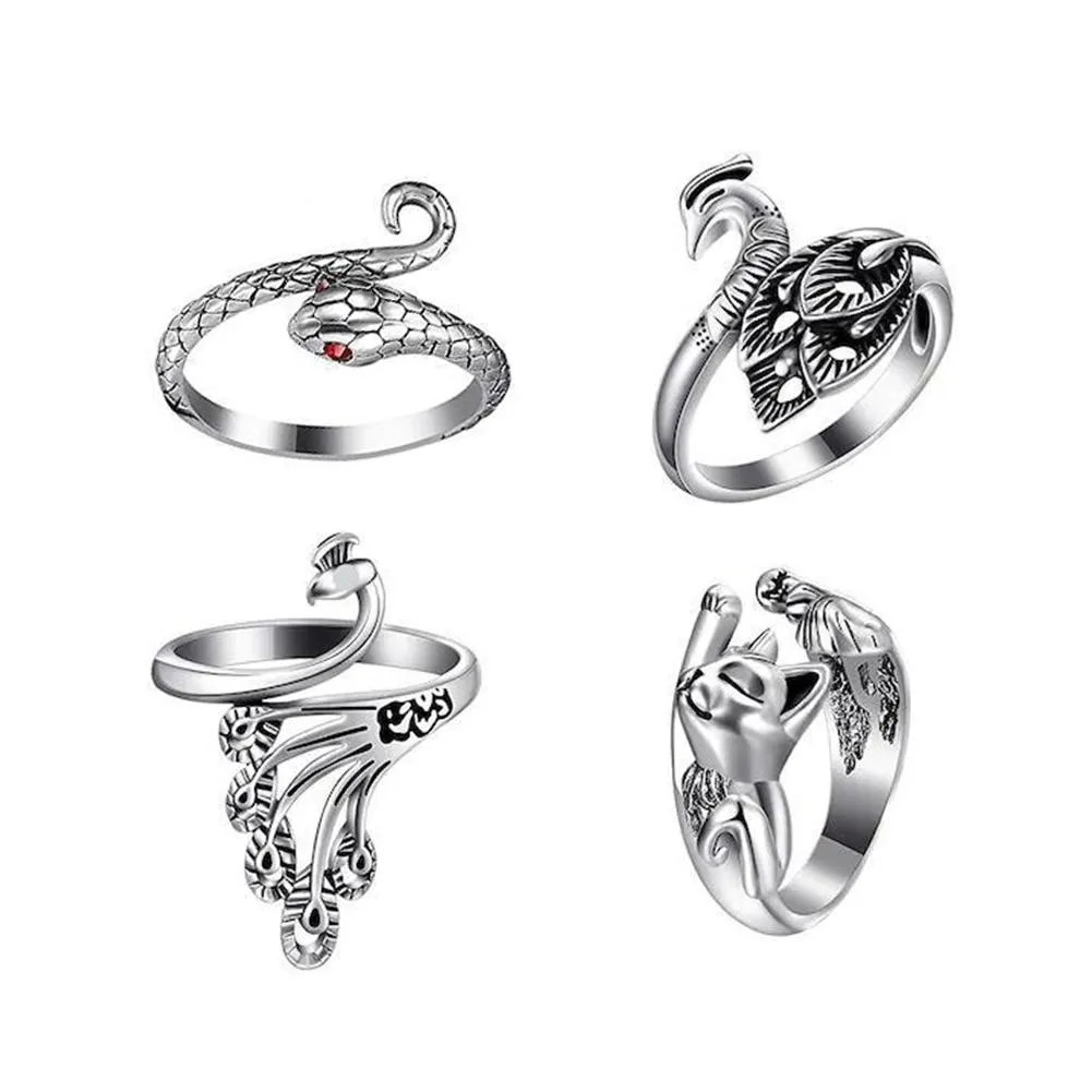 Peacock Crochet Ring - Adjustable Yarn Guide Finger Protector For Knitting & Crochet