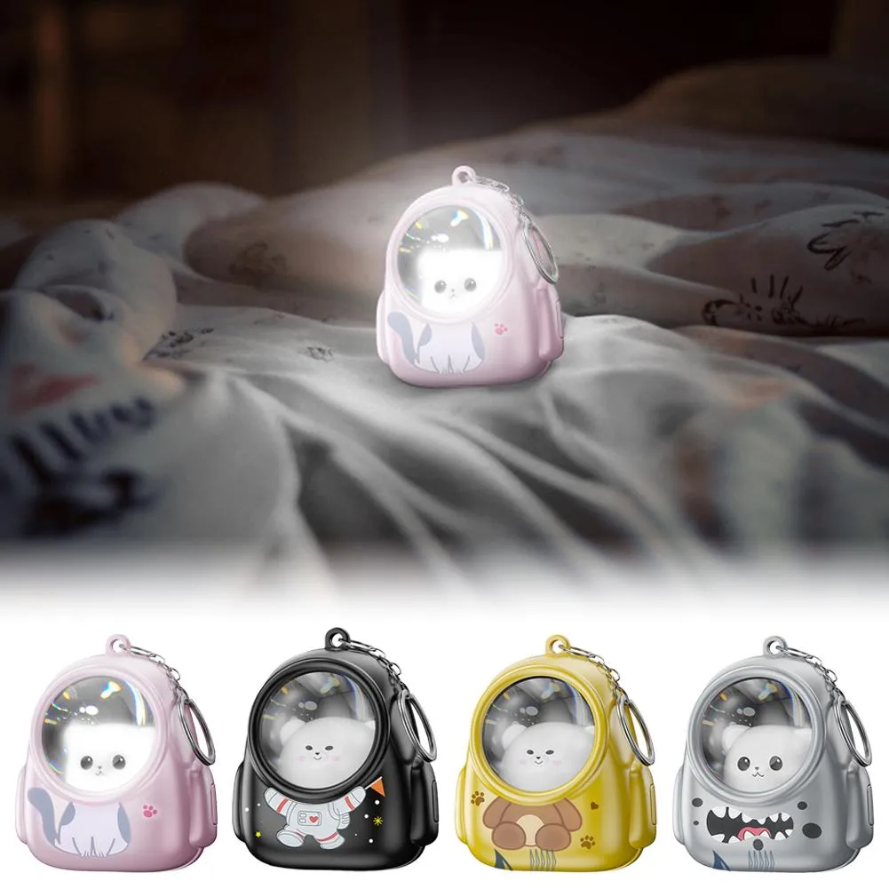 Keychain Flashlight Mini Backpack Keychain: Adorable Bear Design